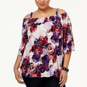 NWT Plus Size 0X INC Off The Shoulder Top